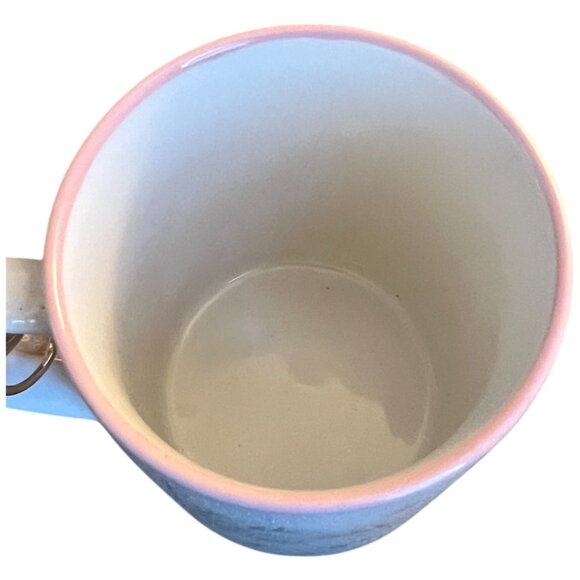 NWOT! PEPPERMINT & PINE Snowflake Mug and Snowflake Keychain Rose Gold - Picture 9 of 12